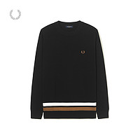 FRED PERRY 男士针织衫冬季新款英伦休闲麦穗刺绣保暖羊毛衫K4229