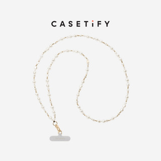 CASETIFYCASETiFY 适用于iPhone全系列 斜挎背带手机背带便携珍珠样式 珍珠样式