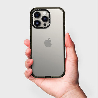 CASETIFY 爱心小兔手机壳 适用于iPhone15/14/13/Pro/Max 透明黑框 iPhone 15 Pro Max