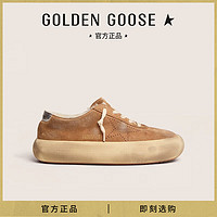 GOLDEN GOOSE 男女鞋 脏脏鞋银尾厚底增高毛毛休闲鞋 女款浅棕色 36码230mm