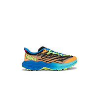 Hoka One One 奢侈品潮牌 女士 M SPEOAT 5 跑鞋 Solar Flare & Diva Blue 9