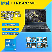 Hasee 神舟 战神S8 C42酷睿i5+4050独显直连15.6寸电竞游戏本电脑 16GB+512GB