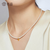 老庙珍珠项链淡水珍珠锁骨链小米珠项链年轻款新年