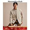 Abercrombie & Fitch 男装 美式通勤休闲刺绣Logo复古牛津长袖 330222-1