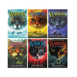 Warriors A Vision of Shadows 猫武士七部曲 6册套装 青少年奇幻小说  猫武士第7部