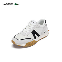 LACOSTE 拉科斯特 法国鳄鱼男鞋L-SPIN系列复古舒适休闲运动鞋|45SMA0020 147/白/黑 7.5/41