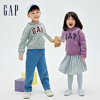 Gap 盖璞 幼童秋季新款LOGO保暖卫衣