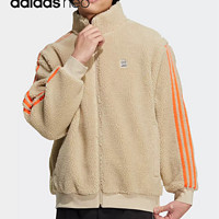 抖音超值购：adidas 阿迪达斯 Neo系列男女仿羊羔绒保暖运动外套HN8728