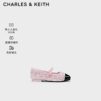 CHARLES&KEITH24春季爱心玛丽珍鞋童鞋CK9-70900087-1 粉红色Pink 29码