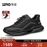 ZERO 2024春季 EPR底松紧带 黑色 42 男式休闲运动鞋