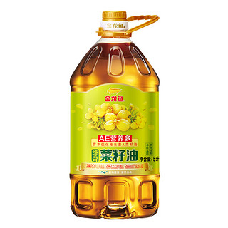 金龙鱼 纯香菜籽油 5L