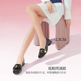 骆驼（CAMEL）乐福鞋女新款英伦风休闲百搭通勤单鞋 L23S007046