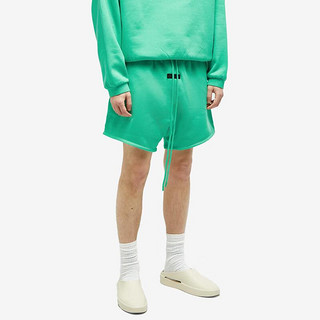 Essentials 奢侈品潮牌 男士 FEAR OF GOD SPRING 基础款嵌运动短裤 Green XLarge