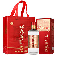 88VIP：杜康 陈酿5白酒52度浓香型纯粮食酿造高度酒水500ml*6瓶整箱装自饮