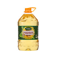 Vday 唯典 原装进口乌克兰葵花籽油5L桶一级压榨葵花油食用油