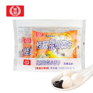 桂冠 包馅小圆子 芝麻汤圆 750g