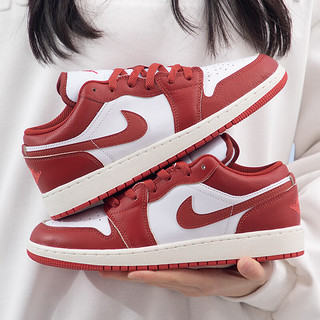 耐克（NIKE）女鞋 2024春季大童运动鞋Air Jordan 1潮流时尚低帮休闲鞋 FJ3465-160 39