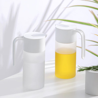 茶花 CHAHUA银离子抗菌油壶自动开合防漏油玻璃油壶油油瓶酱油醋瓶子厨房用品 【 家用抗菌油壶 450ml 】一个装