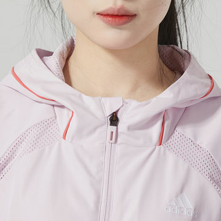 阿迪达斯 （adidas）女装 2024春季运动服户外潮流时尚休闲连帽夹克外套 HI6824 XL【170-175cm/120-130斤】