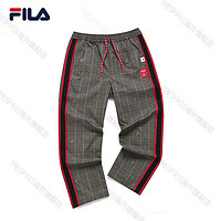 斐乐（FILA）FILA×MIHARA 斐乐男裤针织长裤联名裤潮裤休闲裤 藻褐色-LK 180_88A_XL