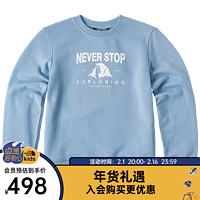 THE NORTH FACE北面童装男女儿童纯棉针织卫衣透气24春新款88H5