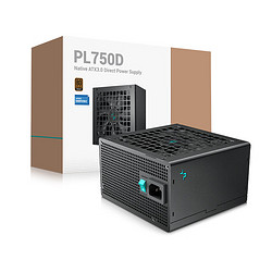 DEEPCOOL 九州风神 额定750W PL750D铜牌ATX3.0电脑电源（主动PFC/电路保护/双显卡供电/5年保障）