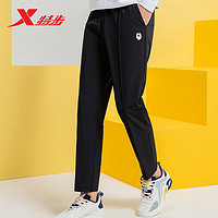 XTEP 特步 运动裤男裤春季直筒宽松梭织透气裤子男休闲运动长裤