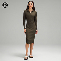 lululemon Ribbed Luxtreme™ 女士罗纹休闲连衣裙 LW1ER7S