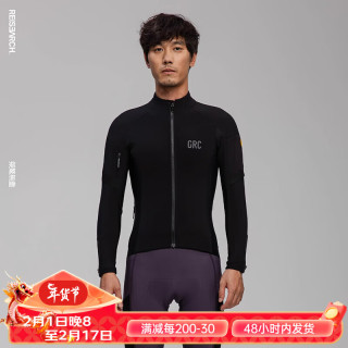 桀骜無盡 RESEARCH 双层防风抓绒 黑色 XS 骑行夹克
