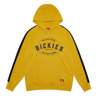 88VIP：Dickies 帝客 撞色织带连帽卫衣字母印花休闲情侣上衣 DK009585