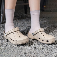 crocs卡骆驰洞洞鞋男鞋女鞋夏季新款凉鞋沙滩鞋户外男士旅行拖鞋10126 卵石色/10126-2V3 39-40