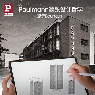 Paulmann P德国柏曼壁灯轻奢玻璃壁灯卧室床头装饰壁灯玄关客厅背景墙灯 【冰晶纹条 小款】暖黄光