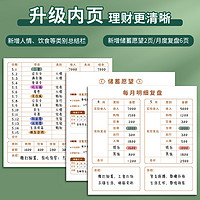 白金丽人 记账本子家庭理财手帐明细账收支现金日记账本生活日常开支笔记本人情往来家用每日流水记事本我的记账本2023