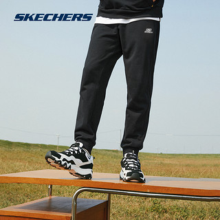 SKECHERS 斯凯奇 束脚裤2023冬季新款休闲修身显瘦男士健身运动长裤