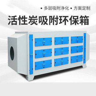 京努 废气处理过滤环保箱 一台价  20000风量镀锌板1.2mm厚 