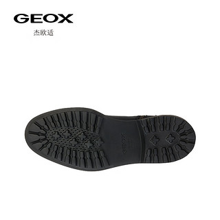 GEOX杰欧适男鞋纯色酷帅舒适时尚马丁靴U36DRA 黑色C9999 44