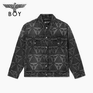 BOY LONDON N50004 三鹰标提花刺绣 黑色 M 男士夹克