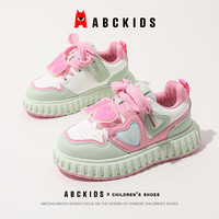 ABC KIDS童鞋女童板鞋春秋款儿童运动鞋防滑低帮透气小童宝宝女孩公主鞋子 白/