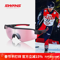 SWANS冬季滑雪镜雪地运动护目镜户外登山雪镜防雾防风滑雪眼镜 超高清*镀银膜 STX DA-4417 MEBK