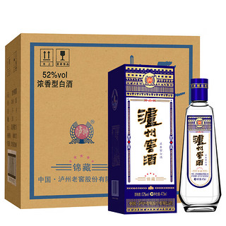 泸州老窖 浓香型纯粮白酒52度 475mL*6瓶