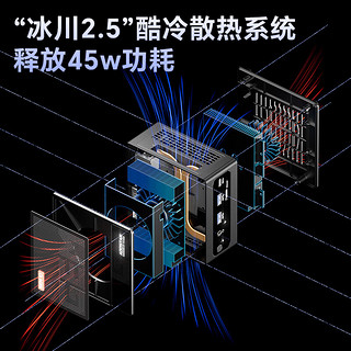 天钡AOOSTAR GEM10迷你主机 AMD高性能电脑整机 电竞游戏小型口袋便携办公商用MINI台式机OCuLink接口 锐龙R7-7840HS 32G内存1TB Nvme固态硬盘