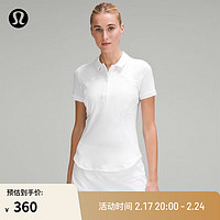 lululemon丨Quick-Drying 女士运动短袖休闲衫 LW3EZTS 白色 12