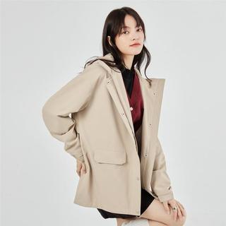 GIORDANO 佐丹奴 女式休闲宽松落肩风衣