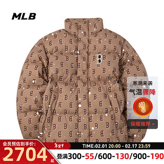 美职棒（MLB）羽绒服男女情侣装 23冬季新款时尚纽约洋基队防风保暖夹克羽绒衣 3ADJM0736-43CAL 2XL