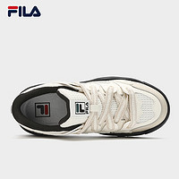 FILA 斐乐 ROSETTA 摩登板鞋 白中白/南极灰-BA