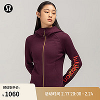 lululemon丨Scuba 女士拉链连帽衫 *新年款 LW4CEOS 红褐色 14