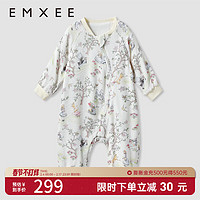 嫚熙（EMXEE）【】婴童蚕丝纱罗分腿睡袋防惊跳 爱丽丝森林 73码(适合66-73cm)