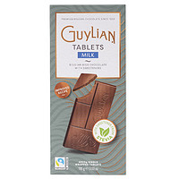 GuyLiAN 吉利莲 牛奶无糖巧克力排块比利时原装进口零食25g
