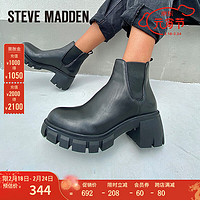 史蒂夫·马登 STEVE MADDEN/思美登秋冬粗跟切尔西靴短靴女 HOWLER HOWLER 黑色二无区别 36