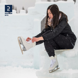 DECATHLON 迪卡侬 轮滑运动成人花样冰刀鞋艺术溜冰鞋保暖舒适OXELO ISK